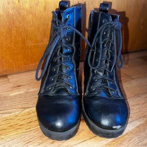 Healed Laced Booties